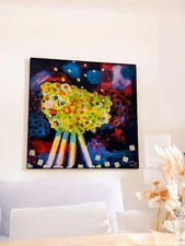 La pecora verde astratta