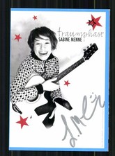 Sabine Menne Autogrammkarte