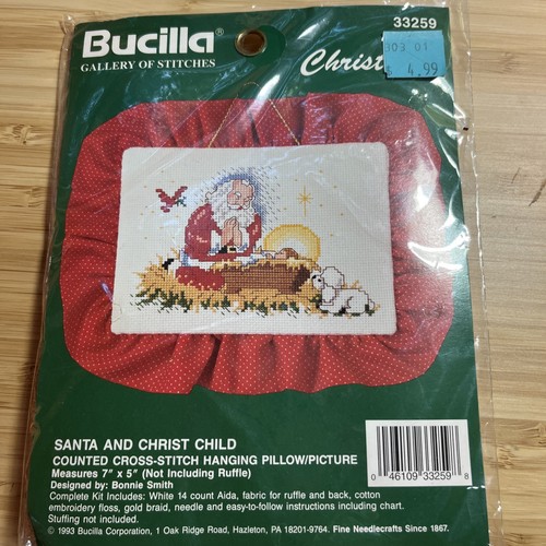 Kit punto croce natalizio - croce,
