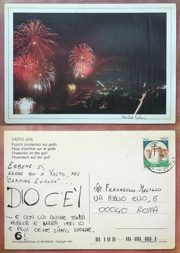 Vasto fuochi - vasto, (ch)