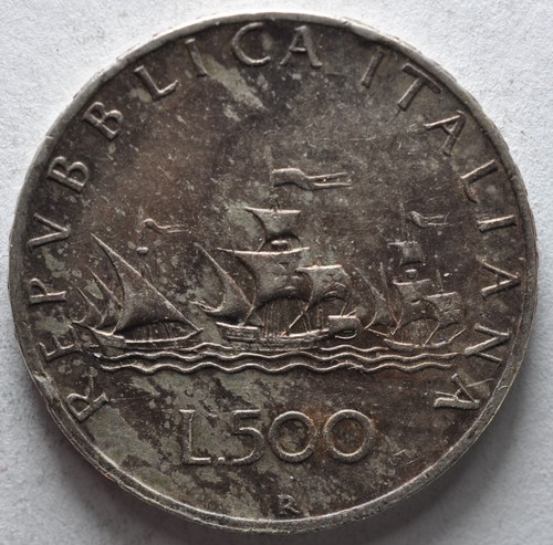 1964 repubblica italiana 500 - ,