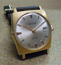 Orologio RESTON WATCH-cs/met. dorato/acciaio/manuale-anni '60- NOS - 34mm