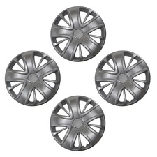 4X Copricerchi 16" Argento Per