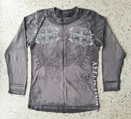 Affliction big cross - big, wings