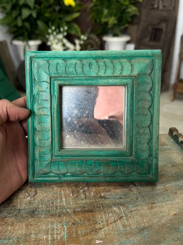 Cornice specchio verde - , da