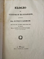Elogio di Vittore Carpaccio letto da Luigi Carrer il 4 agosto 1833