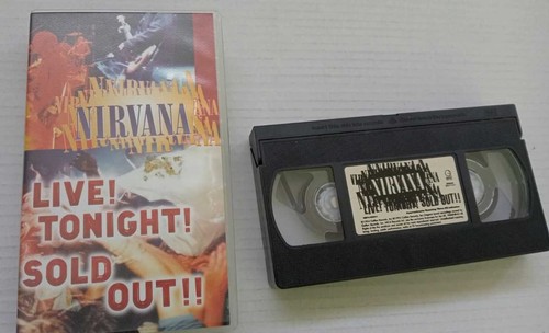Videocassetta vhs nirvana live - vhs,