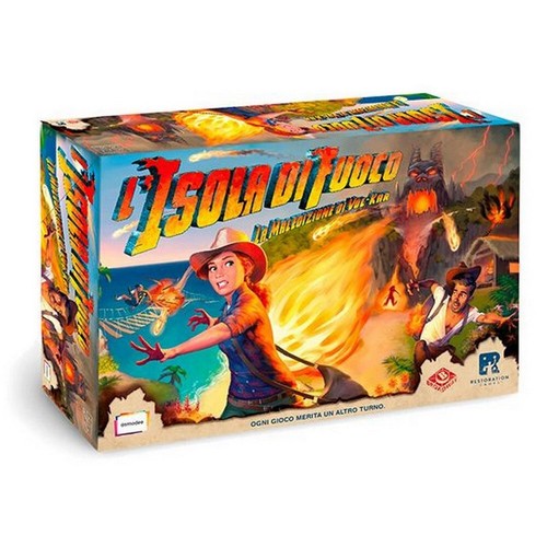 Isola fuoco gioco - l'isola, di