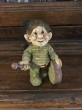 statuina di personaggi del bosco, trolls portafortuna, Soprammobile Collezione