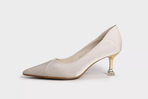Decolte scarpe donna beige oro