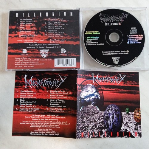Monstrosity millennium cd - monstrosity,