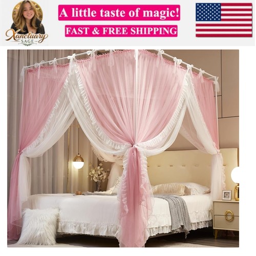 Tenda letto angoli post - letto,