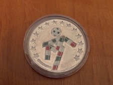 GETTONE MASCOTTE ITALIA 90 IN SCATOLA DI PLASTICA ORIGINALE, MANCA DI BLISTER