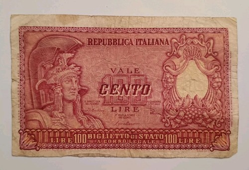 Ricercata banconota 100 - ricercata, di