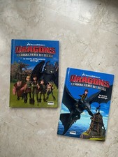 LOTTO 2 LIBRI PER BAMBINI “DRAGONS - I CAVALIERI DI BERK” - DRAGON TRAINER