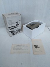 nos vintage radar Police detector made in Japan car auto epoca