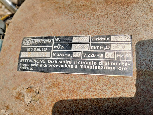 Aspiratore gas scarico - aspiratore, di
