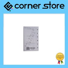 Intempo - Refill Organizer Ricarica Agenda Settimanale Orizzontale 2026 - 8x13cm