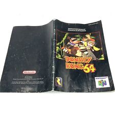 VINTAGE NINTENDO NINTENDO 64 PAL Donkey Kong 64 Manuale#FC