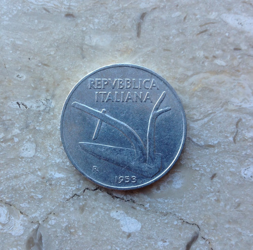 Lire 1953 italia due - 10,