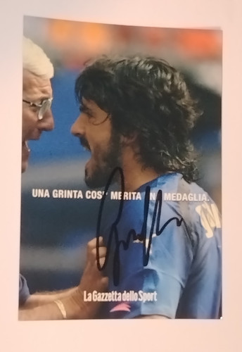 Autografo gennaro ivan gattuso - ivan,