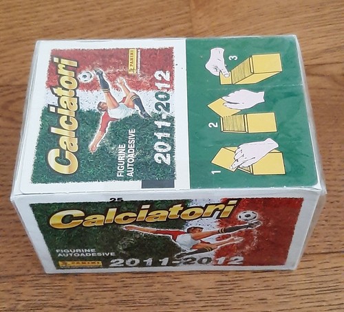 Box figurine panini calciatori - box,