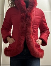 Piumino Ermanno Daelli Rosso Taglia M (44) Autentico