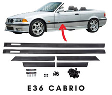 PER BMW E36 91-98 CABRIO CARROZZERIA MODANATURA LATERALE TRIM Cabrio 2D ALTA ...