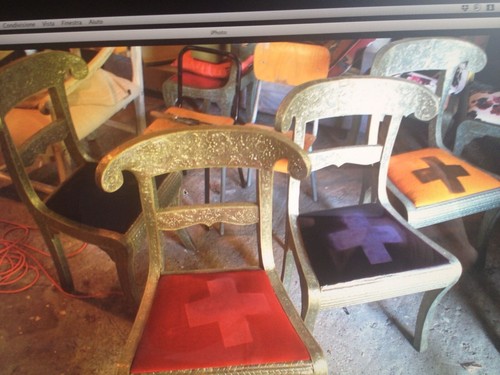 Lotto sedie marocchine - lotto, di