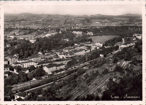 Cuneo ceva panorama ferrovia - cuneo, e