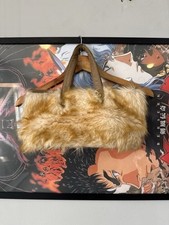 Borsa in pelliccia marrone Y2K