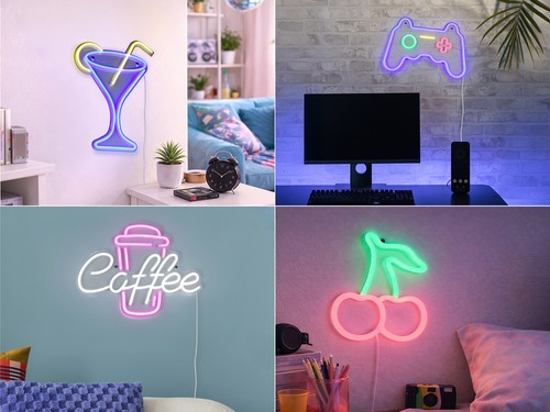 Insegna neon scritta al - insegna,