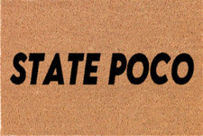 Zerbino STATE POCO idea asociale personalizzabile frase e font idea regalo fun