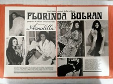 GRANDE PUBBLICITA' ORIGINALE - ADVERTISING FLORINDA BOLKAN PELLICCERIA ANNABELLA