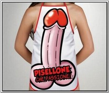 GREMBIULE PISELLO CHE PASSIONE SEXY DONNA COMPLEANNO NUBILATO SCHERZO