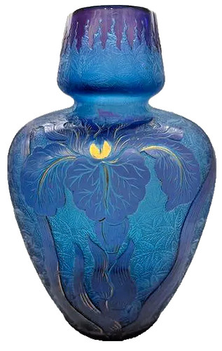 Antico vaso 1900 cristallerie - vaso,