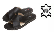 Uomo Vera Pelle Pantofole da