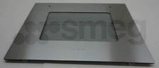 VETRO ESTERNO INOX ORIGINALE PORTA FORNO SMEG  FP610X  CODICE RICAMBIO 692532616