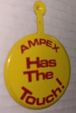 Ampex Tape Co Vintage Bottone