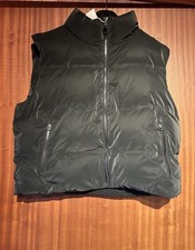 Gilet zara nero gommato puffer - gilet,