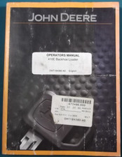 John Deere 410E Pala Meccanica Carico Operatore Operazione & Cura Manuale Libro