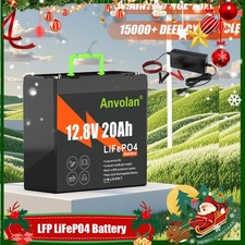 Batteria al litio 12V 20Ah LiFePO4 batteria per AGM E-QuadScooter elettronica + caricabatterie