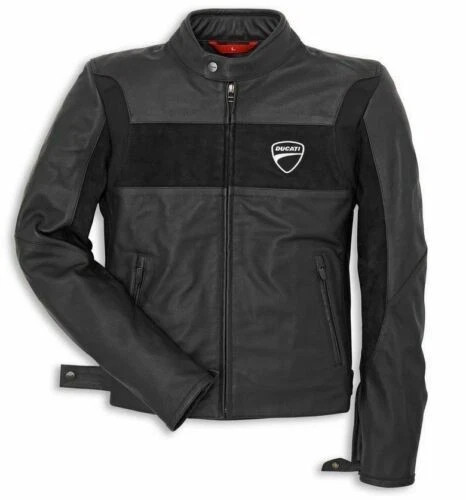Giacca moto pelle uomo ducati - moto,