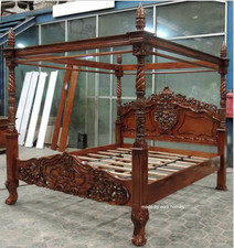 Letto in mogano a quattro