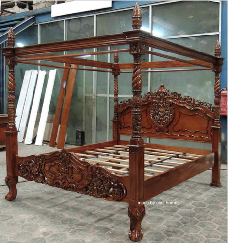 Letto mogano quattro - in,