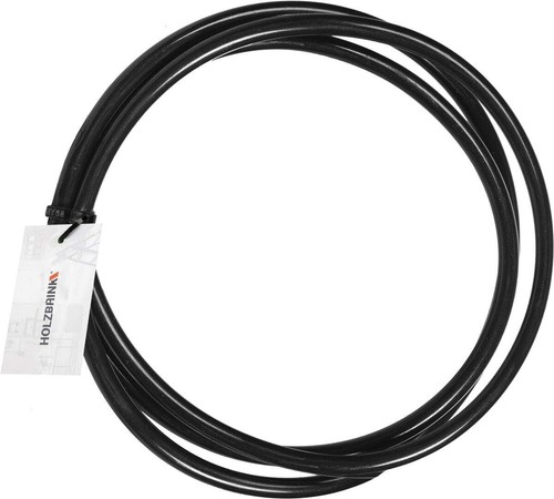 Tubo microscopico pvc nero 3x5 - tubo,