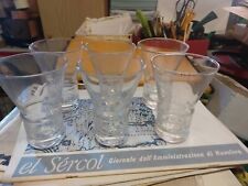 6 X Bicchieri di Vetro Campari Soda Vintage