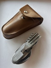 Set Coltello  Posate Da Tasca Campeggio Vintage