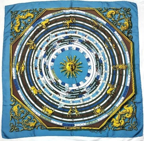 Sciarpa seta astrologia - , hermes