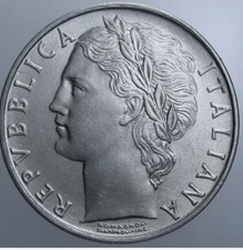 100 lire anni - 1957, 1958